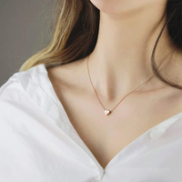 Bijoux faits à la main en acier inoxydable, collier avec pendentif étoile et disque en forme de cœur, gravé sur mesure, or et argent