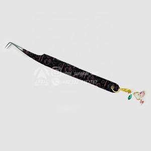 Pinzas de gatito de amor, pinzas sostenibles de Hello Kitty, pinzas de 90 grados, logotipo de visón de acero inoxidable - Product Image 1