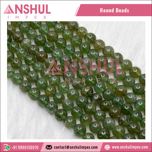 ราคาโรงงานโดยตรง ลูกปัดหินธรรมชาติแบบหลวม ผู้ผลิตลูกปัดอะพาไทต์สีเขียวขนาด 6 มม. สำหรับทำเครื่องประดับ Anshul Impex RB-GAPA-A-6 - Product Image 4