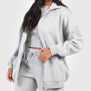 <b>Women</b> Plus Size Crop Hoodie Jacket Two Piece Pant Sets Winter Tracksuit Sweatsuit Outfits <b>Fleece</b> <b>Jogger</b> 3 Piece Pants Set Long - Product Image 1