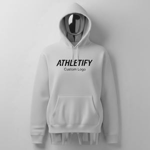 Sweat-shirt basique en coton mélangé pour homme, style élégant et confort pour une tenue toute la journée, mélange de coton doux, idéal pour les jours décontractés, actifs et confortables. - Product Image 1