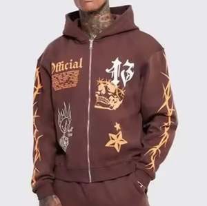 Nouveau survêtement vintage délavé à l'acide de haute qualité pour hommes logo personnalisé survêtement délavé à l'acide survêtements pour hommes style unique nouvelle mode - Product Image 4