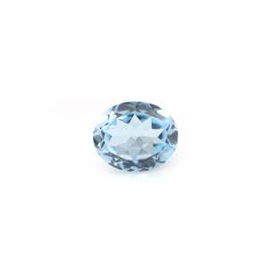 Topaze naturelle bleu ciel 5,04 carats, quartz facetté poli et calibré pour une performance optimale, disponible en émeraude, ovale, carré, poire, marquise - Product Image 1