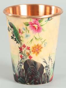 Customized Printed <b>Copper</b> <b>Glass</b> With Personalized Wedding Branding For Ayurvedic Lifestyle And Detox Benefits At Lowest Coast - Product Image 5