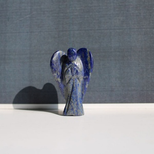 Vente en gros de pierres précieuses Ange Lapis Lazuli Cristal Nouvel Âge Outil métaphysique pour la décoration de la maison Style d'amour Type d'agate - Product Image 1