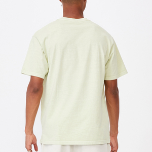 เสื้อยืดริงเกอร์ไหล่ตกขนาดใหญ่สำหรับผู้ชายผ้าฝ้าย100% ออกแบบได้ตามต้องการคุณภาพสูง - Product Image 3