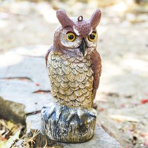 4 confezioni riflettenti appesi uccelli spaventare gufo gufo per tenere lontani gli uccelli-un prodotto efficace per il controllo dei parassiti - Product Image 4