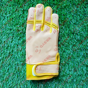 Guantes de bateo de béisbol de cuero genuino resistente para hombres y mujeres, guantes de entrenamiento para deportes al aire libre, equipo de alto rendimiento - Product Image 2