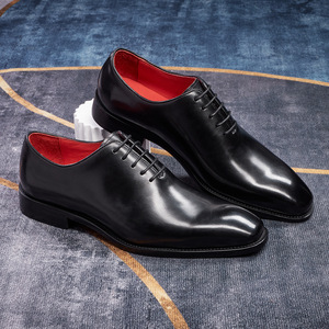 Elegantes Zapatos Oxford de Charol para Hombre, Acabado Espejo, Zapatos Formales de Vestir, Negros, para Boda, Novio, Negocios - Product Image 1