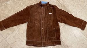 Vestes de soudage industrielles productives Protection lourde Vêtements de travail de sécurité Meilleur prix Vestes en cuir pour vêtements de travail à motifs - Product Image 3