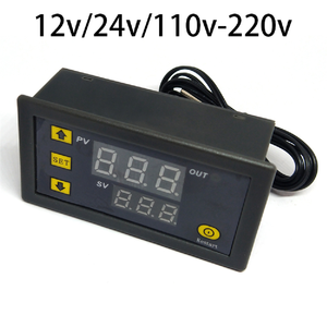 Controlador de Temperatura Digital con Doble Pantalla AEK-Tech W3230 12V DC, Termostato con WiFi y USB - Product Image 2