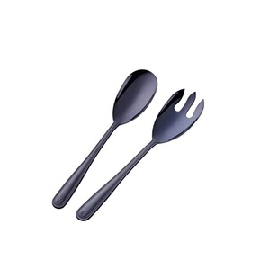 Nueva tendencia Cubiertos Diseño Hecho a mano Latón Acero inoxidable Servidor de ensalada de buena calidad o cucharas de ensalada Uso hecho a mano - Product Image 4