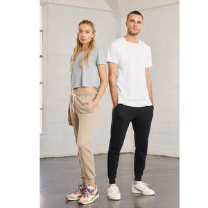 Pantalon de jogging décontracté en fibre de bambou de coton de qualité supérieure avec pantalon de survêtement personnalisé Jogger en polaire unisexe confortable à la mode - Product Image 6