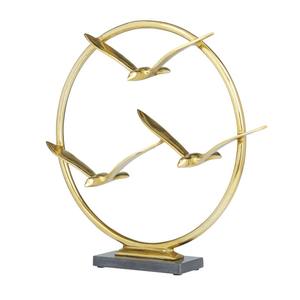 Chat rustique moderne fait à la main sur la lune Sculpture de table Unique Pop Art Design en métal pour salon maison Accent décoratif anniversaire - Product Image 4