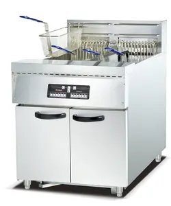 Double Basket Deep Fryer High quality Stainless Steel Commercial Fryers Cheap price