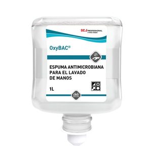 Sapone schiumoso a distribuzione manuale SCJohnson DEB OxyBAC Foam Wash. 6 Cariche 1000ml. - Product Image 1