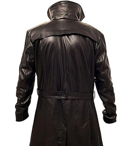 Manteau Trench Premium en Cuir Véritable pour Homme – Épais, Durable, Hiver, Coupe Slim, Séchage Rapide, Respirant, Écologique - Product Image 2