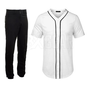 Uniforme de béisbol de alta calidad para jóvenes y adultos con Jersey y pantalones ligeros disponibles en colores y diseños personalizados - Product Image 2