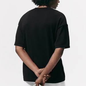 T-shirt pour homme en coton 100% à coupe ample avec impression numérique - Logo et couleur personnalisés, vente en gros, fabrication sur mesure - Product Image 2