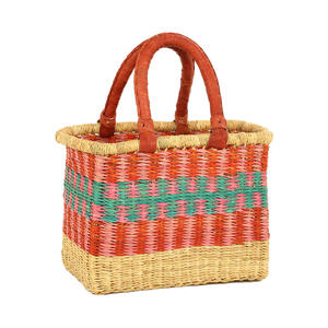 Tissage paille bolga sacs vintage style jonc de mer panier sac pas cher prix mer herbe marché paniers - Product Image 5