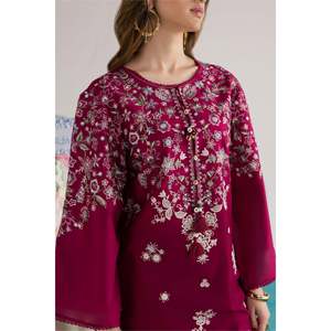 เสื้อปักลาย BATIK-2PC พร้อมแขนเสื้อปักลาย-BIC-268 ตกแต่งด้วยงานปักอย่างประณีต - Product Image 2