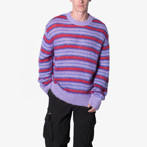 2025 coton chandails Mohair pull tricoté hauts automne hiver conception personnalisée pull tricots hauts chandails - Product Image 4