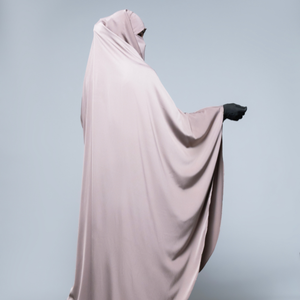 Khimar en polyester respirant fait à la main pour femmes musulmanes, hijab extra large, robe modeste, vêtements islamiques disponibles en plusieurs couleurs et tailles - Product Image 1