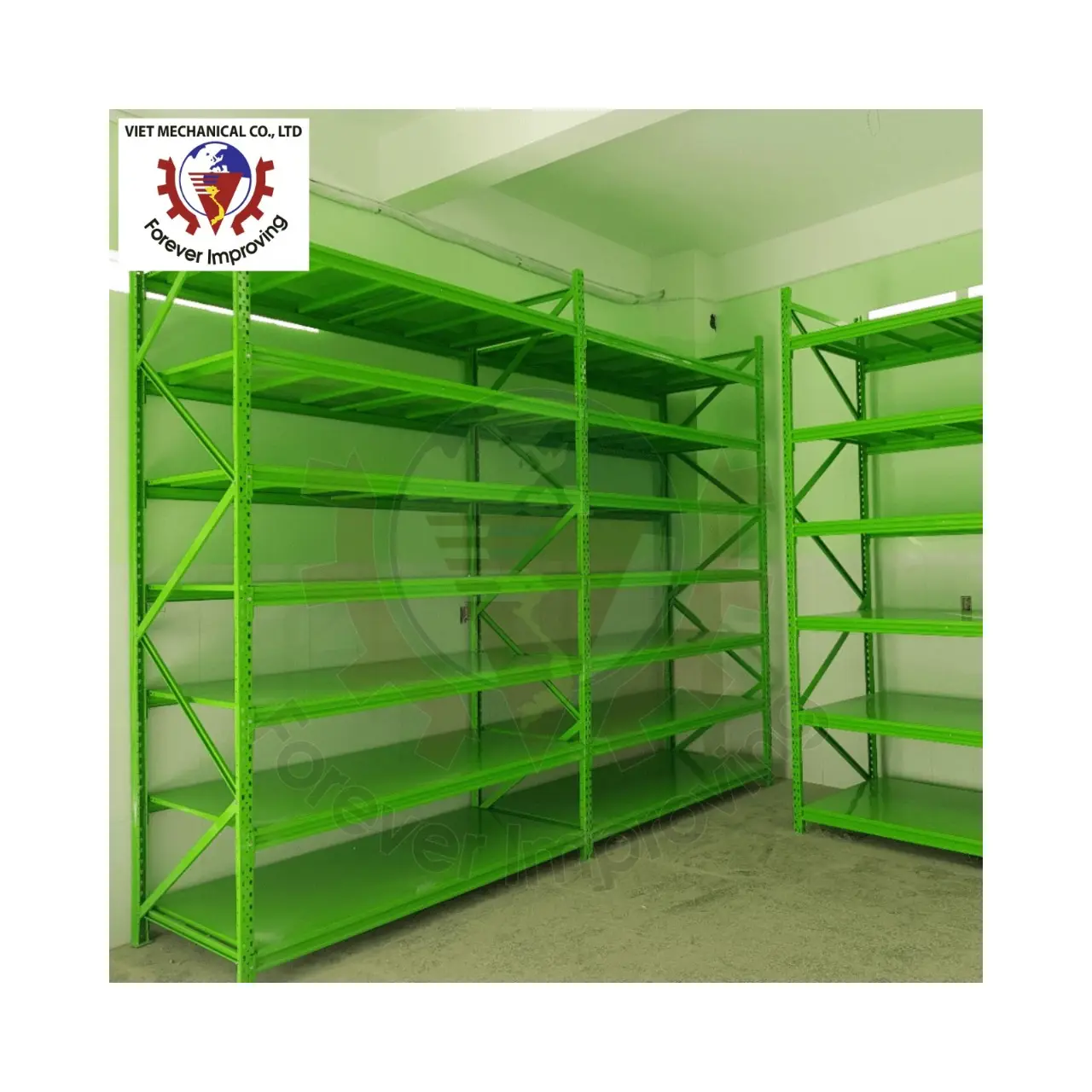 Fábrica Atacado Medium Duty Racking 5 Tier Armazenando Mercadorias Armazém Load Bearing Prateleiras Made in Vietnam