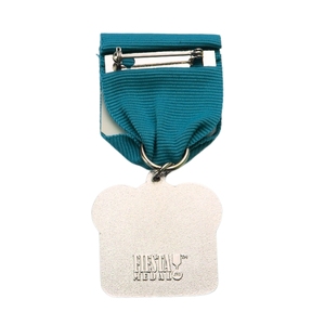 Médaille souvenir en métal Fiesta Design personnalisé Médaille de récompense en métal pailleté - Product Image 2