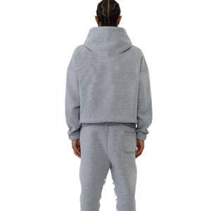 Sweat à capuche zippé de haute qualité pour hommes confortable et élégant parfait pour une tenue décontractée et des activités de plein air - Product Image 6