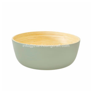 Bols en bambou filé, bambou coloré 100% Vietnam produits de cuisine personnalisés taille personnalisée couleur personnalisée forme ronde - Product Image 5