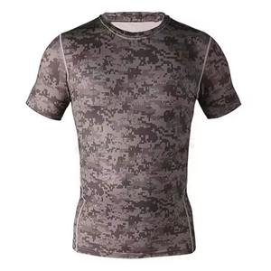 Chemise à manches courtes pour homme sur mesure Rash Guard Fournisseur Vêtements de compression personnalisés Séchage rapide Rash Guards MMA pour homme - Product Image 1