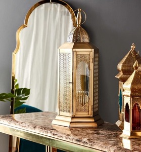 โคมไฟหลุมฝังศพอลูมิเนียมที่มีแม่ลายใบไม้ออกแบบสีได้เองทั้งในร่มและกลางแจ้งบ้านและสวนฟ้าผ่าดีไซน์คลาสสิก - Product Image 3