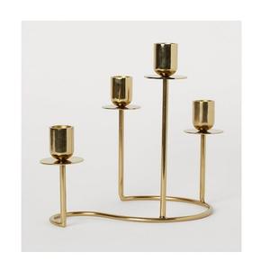 Ensemble de 2 bougeoirs en fer au design attrayant, taille et forme personnalisées, pour les événements de mariage - Product Image 2