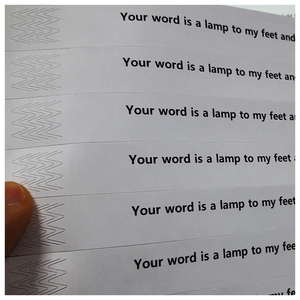 Tốt nhất bán nhãn giấy in với một máy in phun Tyvek khả năng chịu nước có thể được tái chế mã QR bên buổi hòa nhạc hội nghị - Product Image 3