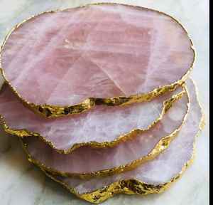 Alfombrillas redondas de resina transparente para taza de té, posavasos de cerveza, vino, el mejor precio, para el hogar - Product Image 5