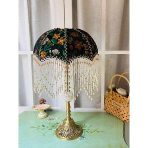 Abat-jour en laiton et rotin marocain fait main, éclairage décoratif, fournisseur en gros USA Etsy eBay Shopify, livraison directe - Product Image 1