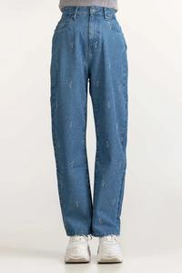 Women's Casual Denim <b>Jeans</b> for Women in Blue Color - Product Image 2