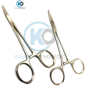 Soporte de aguja de acero inoxidable para cirugía médica, aguja quirúrgica curvada de 16 Cm con logotipo personalizado de KAHLU ortopédica - Product Image 6