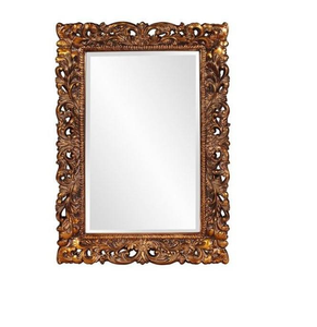 Miroir mural rond de haute qualité au design moderne, finition blanche, fait à la main pour la décoration du salon - Product Image 3