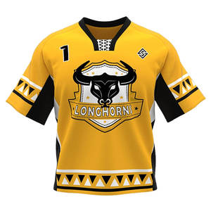 Concevez vos propres uniformes d'équipe de crosse par sublimation sur mesure/maillots de crosse avec short ensemble d'uniformes pour hommes - Product Image 1