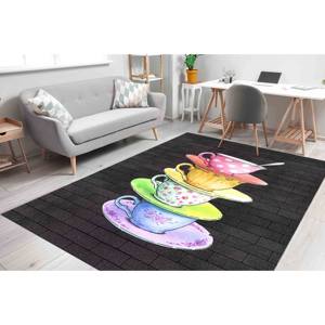 Printed <b>Rug</b>: Trendy Wall Hanging <b>Rug</b>, Housewarming Gift, Coffee Lover,<b>Chenille</b> <b>Rug</b> - Product Image 4