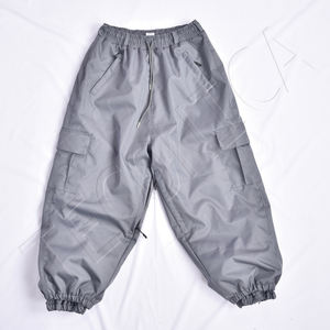 Pantalones de esquí profesionales al aire libre holgados impermeables ropa de esquí Unisex transpirable doble tabla sola tabla pantalones de invierno - Product Image 2