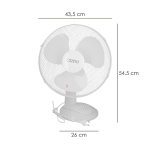 Ventilatore da dessert Blanco, 45 Watt, 3 velocità. - Product Image 2