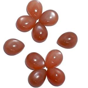 หินลูกแพร์ธรรมชาติขนาด8มม. 10มม. อัญมณีทรงหลวมปรับเทียบได้ - Product Image 1