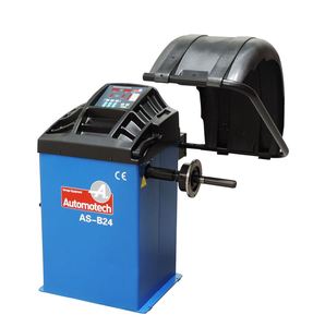 Équilibreuse de roues entièrement automatique puissante AS 401XFA avec moteur de 0,25 kW et sonar 3D pour mesure automatique - Product Image 2