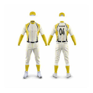 ODM OEM uniforme de baseball personnalisé de haute qualité vente en gros adultes hommes maillot en polyester grande taille conception de softball respirant - Product Image 1