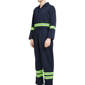 Vêtements de travail haute visibilité, sécurité, réfléchissants, respirants, en coton et polyester, meilleure qualité, nouvelle arrivée, combinaison de sécurité respirante - Product Image 3
