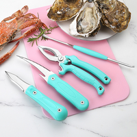 Ensemble d'outils de fruits de mer personnalisable de nouvelle marque Boîte d'emballage unique avec poignée en PP pour craquelins et homards et outils