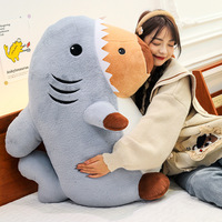 Nouvelle peluche capybara transformable en requin, jouet en peluche transfrontalier, poupée capybara